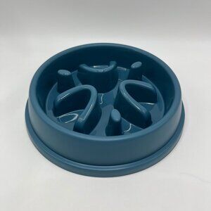 Pet Round Slow Feeder Bowl, Silicone Licking Mat, Anti-Slip & Anti-Tip